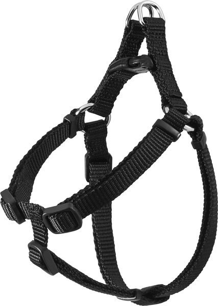 Frisco Nylon Step In Back Clip Dog Harness, Black, X-Small: 12 to 18-in chest slide 1 of 6