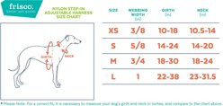 Frisco Nylon Step In Back Clip Dog Harness, Black, Medium: 20 to 30-in chest slide 2 of 5