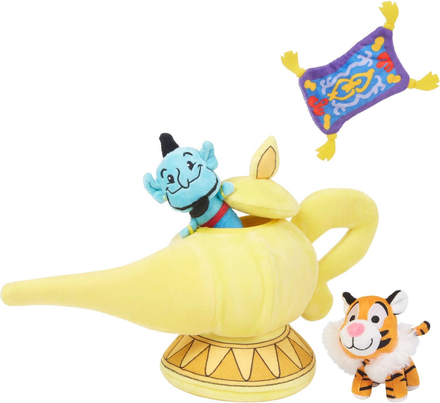 bestille Giraf benzin DISNEY Aladdin's Magic Lamp Hide & Seek Puzzle Plush Squeaky Dog Toy -  Chewy.com