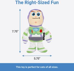 Pixar Buzz Lightyear Plush Kicker Cat Toy with Catnip slide 2 of 4