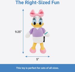 Disney Daisy Duck Plush Kicker Cat Toy with Catnip slide 2 of 3