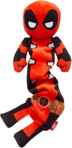 Marvel 's Deadpool Bungee Plush Squeaky Dog Toy slide 1 of 4