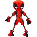 Marvel 's Deadpool Plush with Rope Squeaky Dog Toy