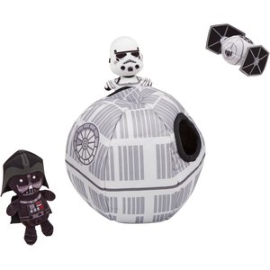 STAR WARS DEATH STAR Hide and Seek Puzzle Plush Squeaky Dog Toy