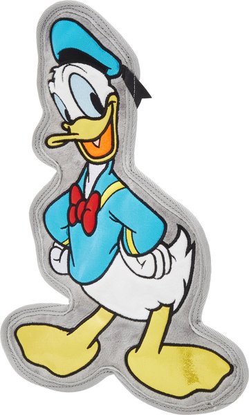 Disney Donald Duck Flat Plush Squeaky Dog Toy slide 1 of 4
