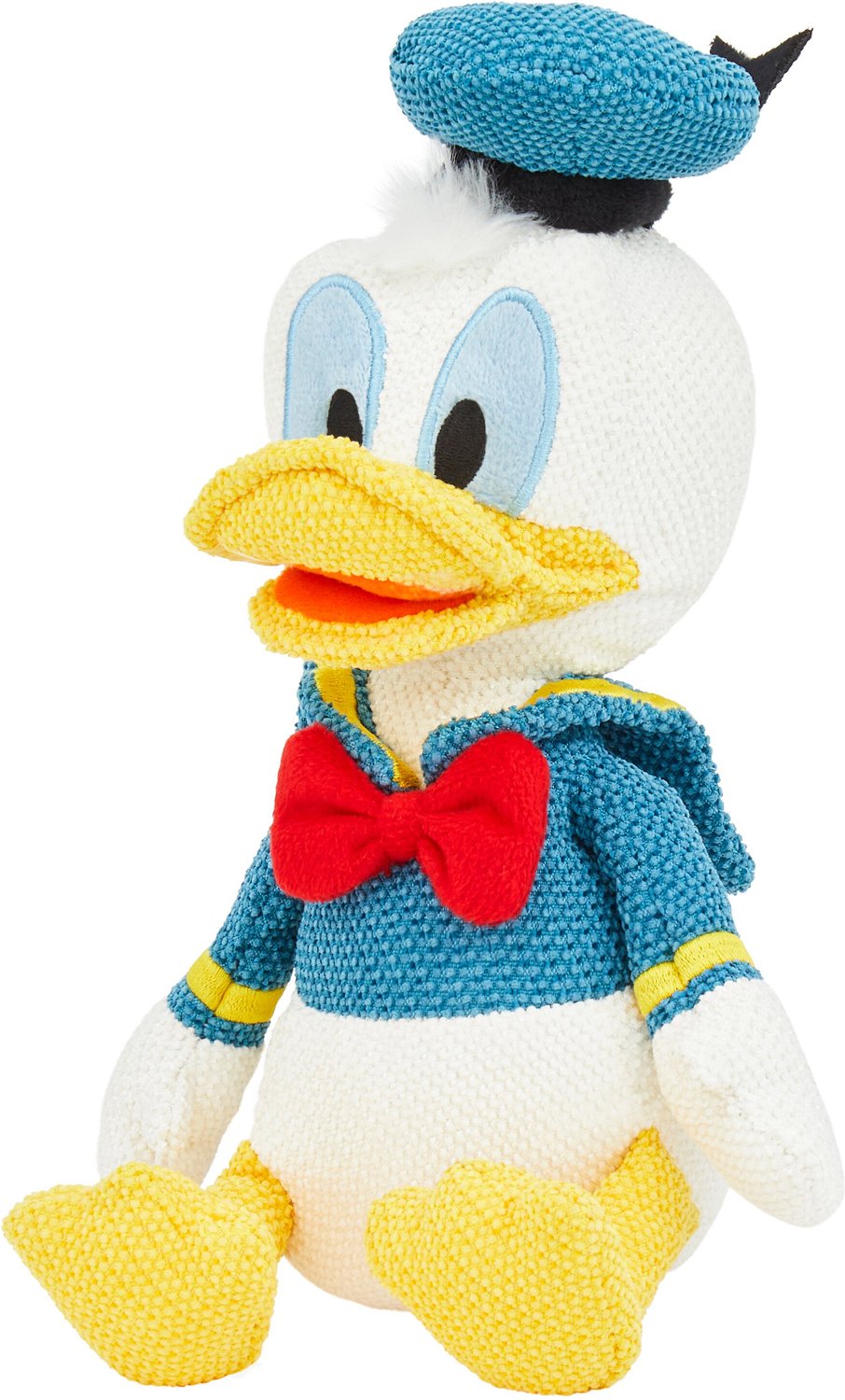 DISNEY Donald Duck Textured Plush Squeaky Dog Toy - Chewy.com