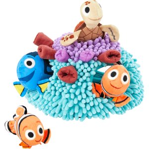 Pixar Finding Nemo's Anemone Hide & Seek Puzzle Plush Squeaky Dog Toy