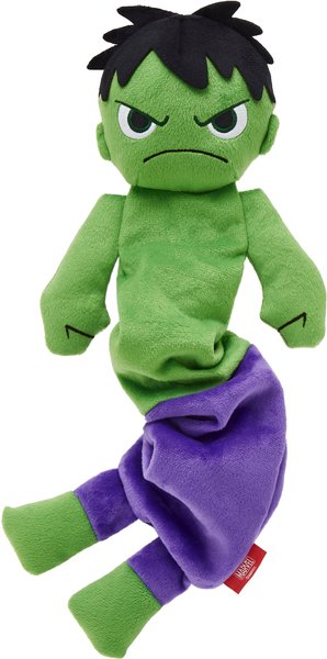 Marvel 's The Hulk Bungee Plush Squeaky Dog Toy slide 1 of 4