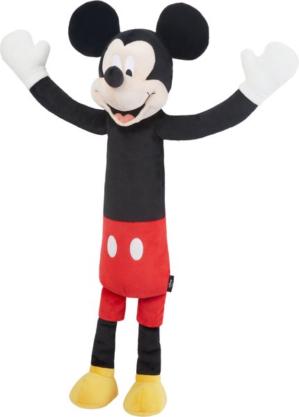 Disney Mickey Mouse Wagazoo Plush Squeaky Dog Toy, Extra Long slide 1 of 4