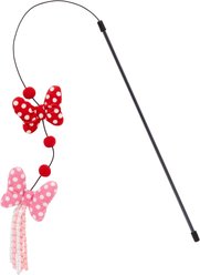 Disney Minnie Mouse Bows Teaser Cat Toy with Catnip