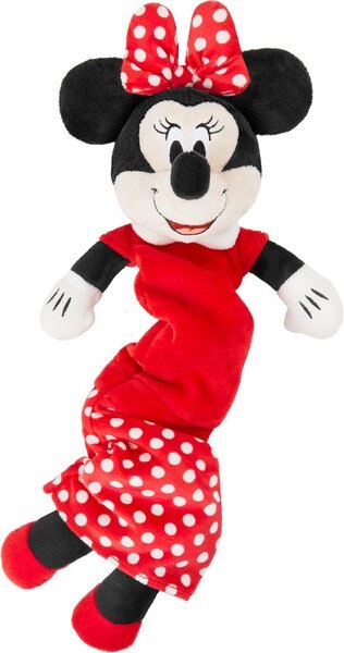Disney Minnie Mouse Bungee Plush Squeaky Dog Toy slide 1 of 4