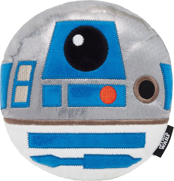 STAR WARS R2-D2 Round Plush Squeaky Dog Toy slide 1 of 4