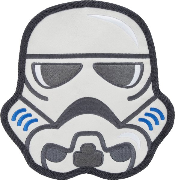 STAR WARS STORMTROOPER Flat Plush Squeaky Dog Toy slide 1 of 5