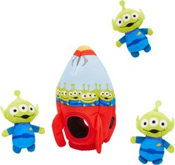 Pixar The Claw & Aliens Hide & Seek Puzzle Plush Squeaky Dog Toy