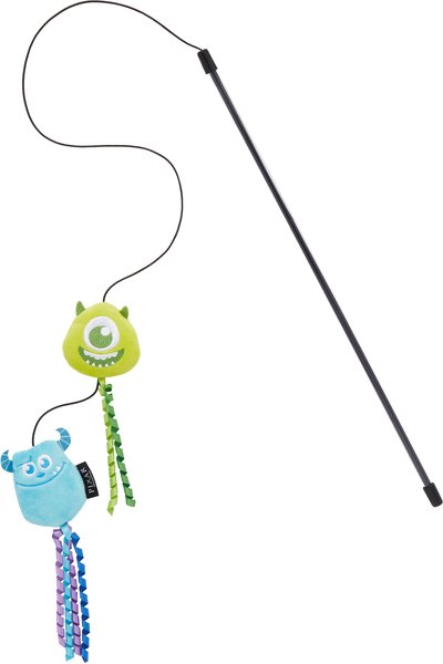 Pixar Mike Wazowski & Sulley Teaser Cat Toy with Catnip slide 1 of 4