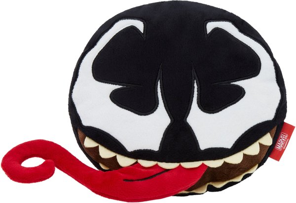 Marvel 's Venom Round Plush Squeaky Dog Toy slide 1 of 4
