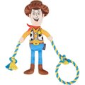 Pixar Woody Plush with Rope Squeaky Dog Toy