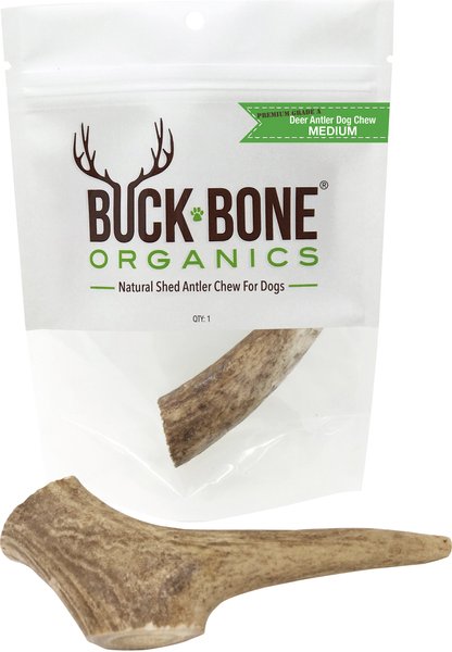 BUCK BONE ORGANICS Medium Deer Antler Dog Treats - Chewy.com