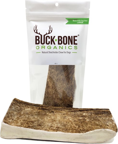 BUCK BONE ORGANICS Moose Antler Dog Treats, Large - Chewy.com