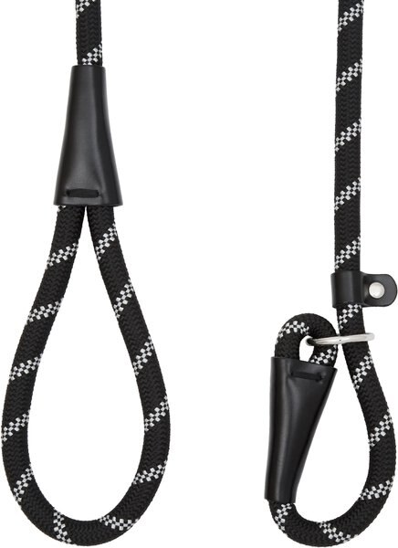 Frisco Reflective Rope Slip Lead Dog Leash, 6-ft long, 1/2-in wide