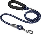 Frisco Rope Dog Leash with Padded Handle, Blue, 5-ft long