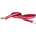 Harry Barker Eton Dog Leash, Red & Tan, 3/4-in, 6-ft