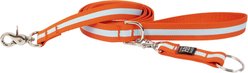 Harry Barker Eton Dog Leash, Orange & Blue, 3/4-in, 6-ft