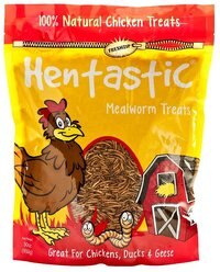 Unipet Hentastic Dried Mealworm Chicken Treats, 30-oz bag