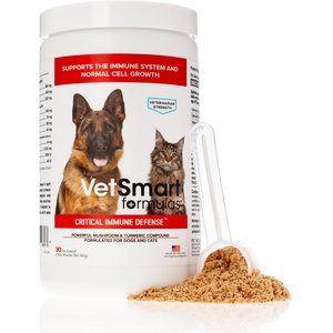 VetSmart Formulas Critical Immune Defense Mushroom & Turmeric Compound Dog & Cat Supplement, 6.3-oz bottle, 1 count