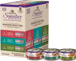 Wellness CORE Signature Selects Seafood Selection Variety Pack Canned Cat Food, 2.8-oz, case of 8