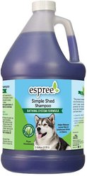 Espree Simple Shed Bathing System Formula Dog & Cat Shampoo, 1-gallon