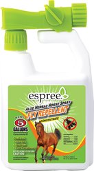 Espree Aloe Herbal Fly Repellant Horse Spray, 1-gallon