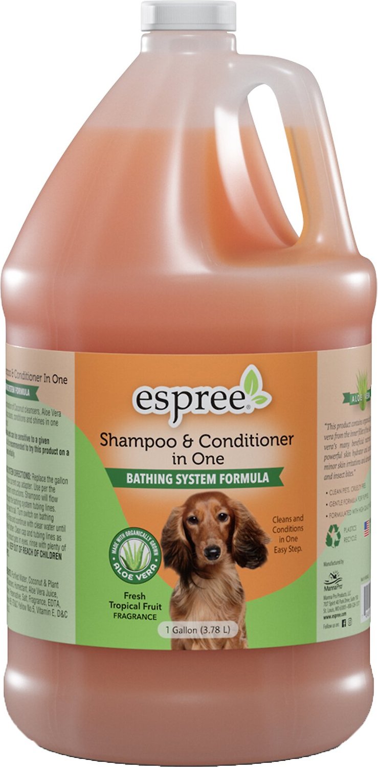 ESPREE Bathing System Formula Dog Shampoo & Conditioner, 1gallon