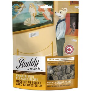 Buddy Jack's Chicken with Flaxseed Recipe Grain-Free Dog Treats, 14-oz bag