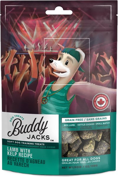 Buddy Jack's Lamb with Kelp Recipe Grain-Free Dog Treats, 7-oz bag slide 1 of 5
