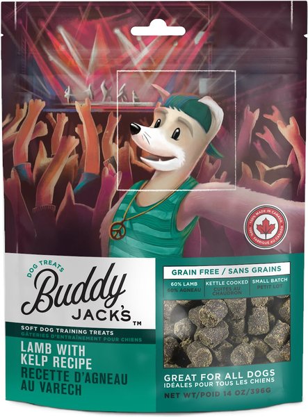 Buddy Jack's Lamb with Kelp Recipe Grain-Free Dog Treats, 14-oz bag slide 1 of 5
