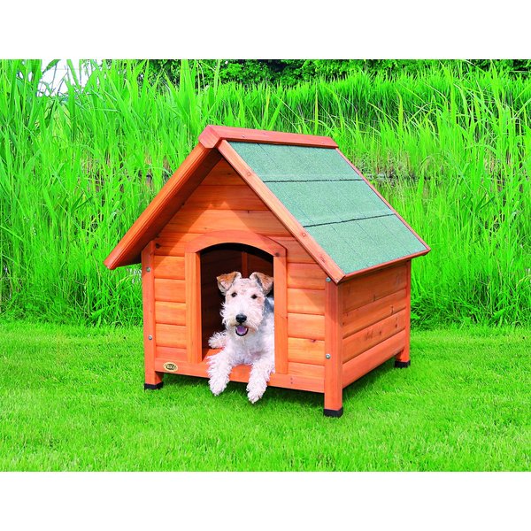 Trixie Natura Classic Dog House With Weatherproof Finish, Elevated 