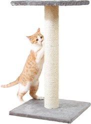 TRIXIE Espejo 27.2-in Fleece Cat Scratching Post, Platinum Gray
