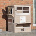 TRIXIE Natura Wooden 3-Story Retreat Cat House
