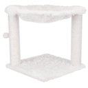 TRIXIE Baza 19.7-in Plush Cat Scratching Post with Hammock, Cream