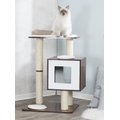 TRIXIE Inola 31-in Modern Wooden Tower Cat Scratching Post