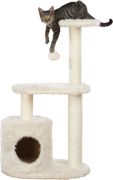 TRIXIE Casta 37.5-in Plush Cat Tower