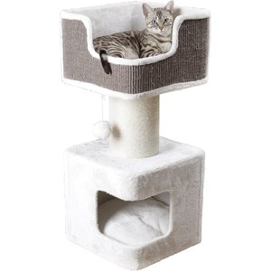 TRIXIE Ava 33.9-in Plush Tower Cat Scratching Post