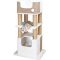 TRIXIE Lucano 43.3-in Plush Tower Cat Scratching Post