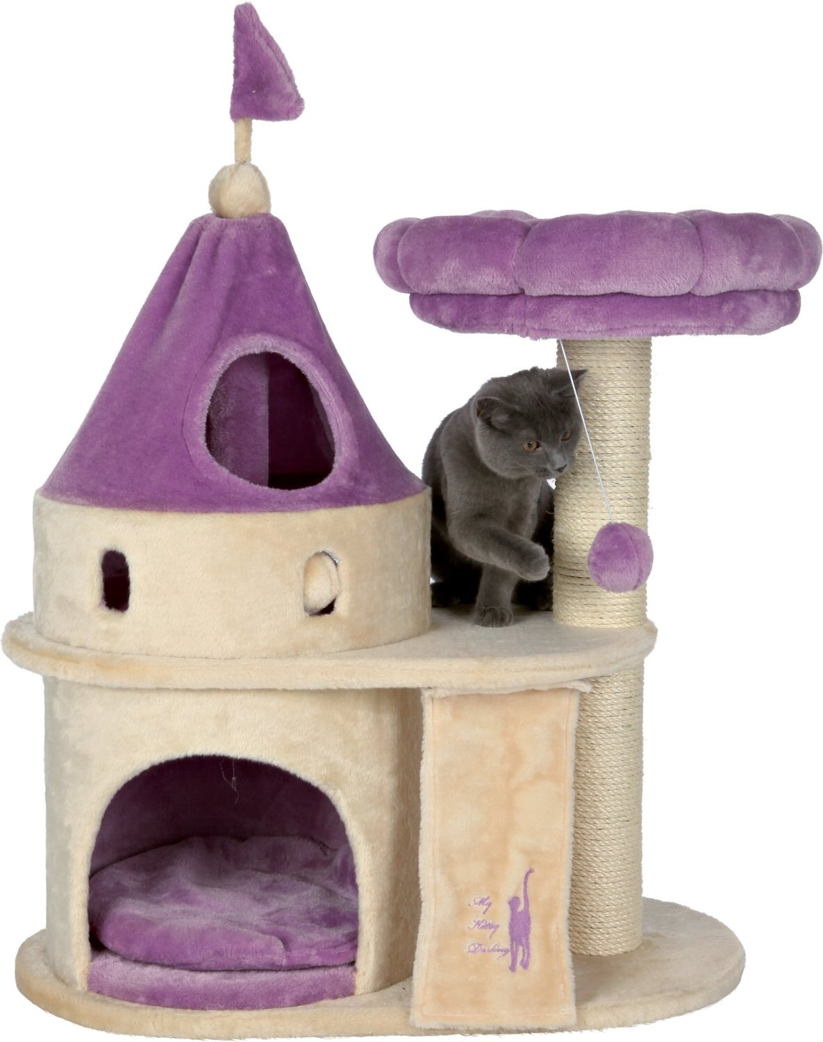TRIXIE My Kitty Darling Castle Cat Condo