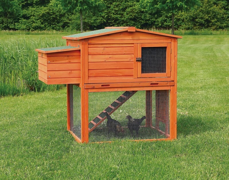 TRIXIE Natura 2-Story Peaked Roof Chicken Coop