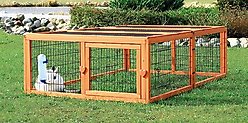 TRIXIE Natura Outdoor Run Rabbit Cage with Covered Top, Large