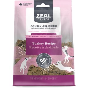 Zeal Canada Gently Turkey Recipe Grain-Free Air-Dried Dog Food, 1-lb bag