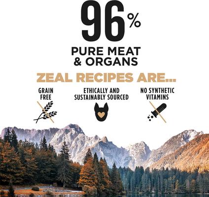 Show full view: Zeal Canada Gently Turkey Recipe Grain-Free Air-Dried Dog Food, 1-lb bag slide 5 of 10