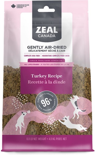 Zeal Canada Gently Turkey Recipe Grain-Free Air-Dried Dog Food, 8.8-lb bag slide 1 of 6